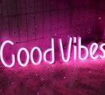 Nieuw neon wandlamp good vibes, Ophalen of Verzenden, Nieuw