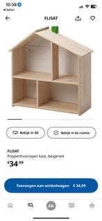Ikea flisat poppenkast, Zo goed als nieuw, Minder dan 100 cm, 25 tot 50 cm, 50 tot 100 cm