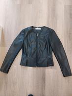 NIEUW Rino & Pelle Leatherlook zwart Bikerjack - Maat 38/ M, Maat 38/40 (M), Zwart, Nieuw, Ophalen of Verzenden