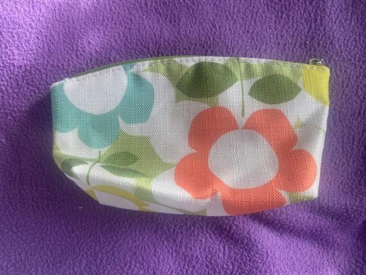 make up tasje retro vintage, Sieraden, Tassen en Uiterlijk, Uiterlijk | Cosmetica en Make-up, Zo goed als nieuw, Toebehoren, Gehele gezicht