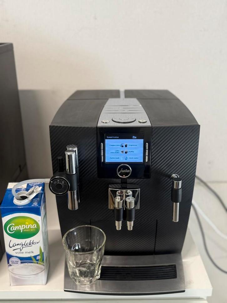 Jura J9.4 Carbon Wrap Refurbished *Inruil Mogelijk*, Witgoed en Apparatuur, Koffiezetapparaten, Refurbished, Gemalen koffie, Koffiebonen