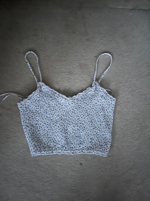 Topje wit met stippen maat S, Kleding | Dames, Tops, Nieuw, Maat 36 (S), Wit, Zonder mouw, Ophalen of Verzenden