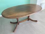 Ovale houten tafel, Huis en Inrichting, Tafels | Eettafels, Ophalen, Gebruikt, 100 tot 150 cm, Klassiek