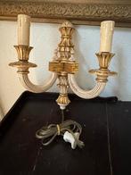 Prachtige oude Franse bois dorè kandelaar, Ophalen of Verzenden