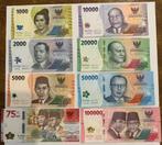 bankbiljetten Indonesie, Postzegels en Munten, Bankbiljetten | Azië, Setje, Zuidoost-Azië, Ophalen of Verzenden