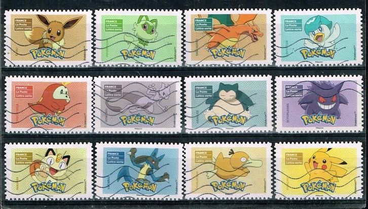 Postzegels uit Frankrijk - K 5113 - Pokemon, Postzegels en Munten, Postzegels | Europa | Frankrijk, Gestempeld, Verzenden