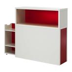 Ikea Flaxa hoofdeinde kast rood, Ophalen, Gebruikt, Minder dan 140 cm, 100 cm of meer
