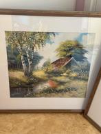 Antiek Reint Withaar Schilderij, Ophalen of Verzenden, Gebruikt, Schilderij, Minder dan 50 cm