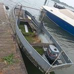 Stalen Visboot met 5pk  jamaha ., Gebruikt, Ophalen of Verzenden, Met afstandsbediening, 5 tot 10 pk