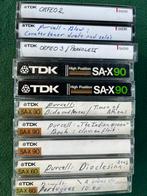 10 TDK SA-X cassettes, Gebruikt, 2 t/m 25 bandjes, Overige genres, Ophalen of Verzenden