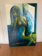 Schilderij, Antiek en Kunst, Kunst | Schilderijen | Abstract, Ophalen of Verzenden