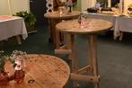Sfeervolle statafels gemaakt van kabelhaspels, Huis en Inrichting, Tafels | Statafels, Ophalen, Zo goed als nieuw