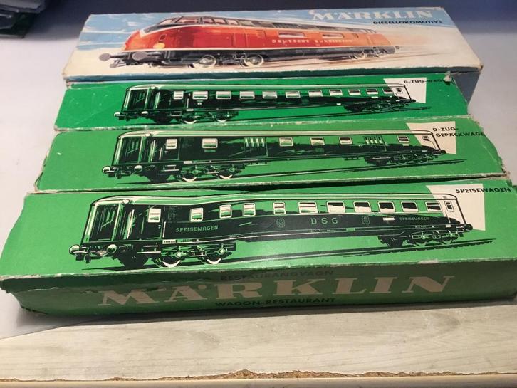 Marklin V200 set, Hobby en Vrije tijd, Modeltreinen | H0, Gebruikt, Treinset, Wisselstroom, Märklin, Ophalen of Verzenden