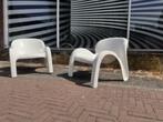 2 x Ghyczy design Reuter jaren 70 space age Caval Form&Life, Twee, Kunststof, Gebruikt, Wit