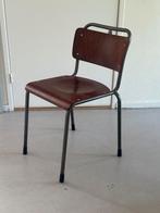 Gispen stoel | TU Delft | 106, Huis en Inrichting, Ophalen of Verzenden, Gebruikt, Bruin, Eén