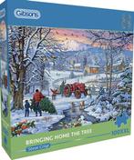 Gibsons - Bringing Home the Tree - 100XXL stukjes, Ophalen of Verzenden, Minder dan 500 stukjes, Nieuw, Legpuzzel
