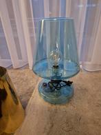 Fatboy Trans-parent lamp blauw met extra losse gouden kap, Ophalen, Kunststof, Zo goed als nieuw, Modern