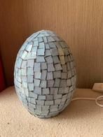 Glazen mozaïek egg lamp, Huis en Inrichting, Ophalen of Verzenden, Zo goed als nieuw, Glas, Minder dan 50 cm
