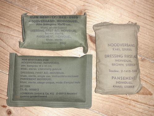 Noodverbandjes KL, Verzamelen, Militaria | Algemeen, Landmacht, Overige typen, Nederland, Ophalen of Verzenden