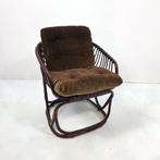 Tito Agnoli jaren 60 rotan stoelen mid century topkwaliteit!, Ophalen, Gebruikt, Twee, Bruin
