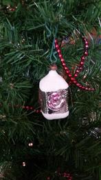 oude kerstbal nr 440 model lampion gesuikerd, Ophalen of Verzenden, Gebruikt