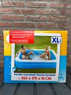 Zo goed als nieuw XL blauw opblaaszwembad, Minder dan 80 cm, Opblaaszwembad, Ophalen of Verzenden, 200 tot 400 cm