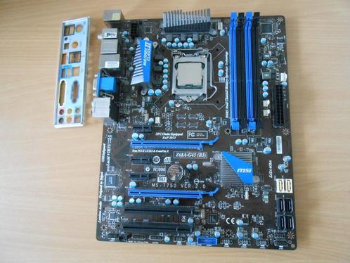 MSI Z68A-G45 (B3) met i5 processor, Computers en Software, Moederborden, Gebruikt, Intel, DDR3, Ophalen