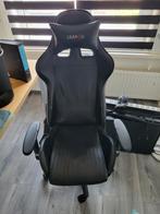 Zwarte Gaming Bureaustoel - Gear4U, Ophalen, Gaming bureaustoel, Gebruikt, Zwart