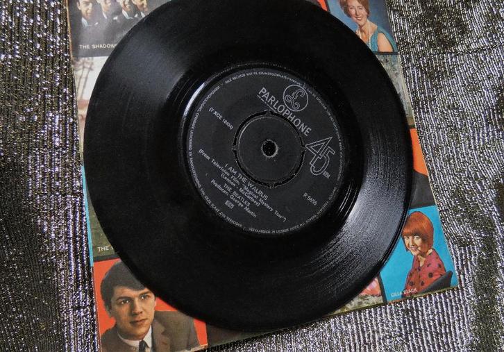 Juke box Oldie The Beatles Dubbelhit Hello Goodbye, Cd's en Dvd's, Vinyl Singles, Gebruikt, Pop, Ophalen