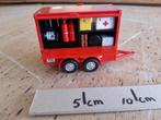 Speelgoedauto 10 cm lang Brandweer Aanhangwagen, Ophalen of Verzenden, Zo goed als nieuw