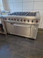 horeca gasfornuis 6 pits met oven, Ophalen, Gebruikt, 60 cm of meer, Gas