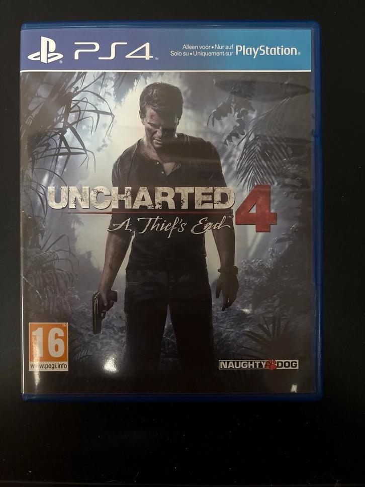Uncharted 4: A Thief's End - PS4 Game, Spelcomputers en Games, Spelcomputers | Sony PlayStation 4, Gebruikt, Original, Ophalen of Verzenden