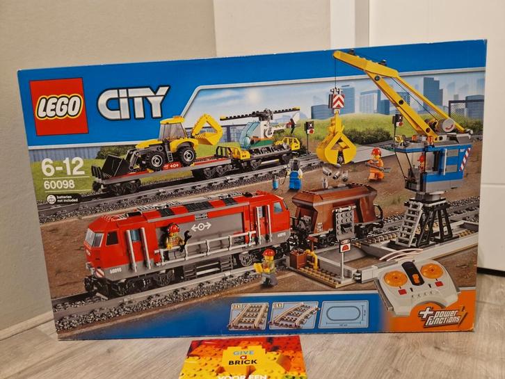 Lego City 60098 goederen vrachttrein NIEUW, Kinderen en Baby's, Speelgoed | Duplo en Lego, Nieuw, Lego, Complete set, Ophalen of Verzenden