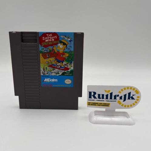 The Simpsons Bart vs The Space Mutants - Nintendo NES Game, Spelcomputers en Games, Games | Nintendo NES, Zo goed als nieuw