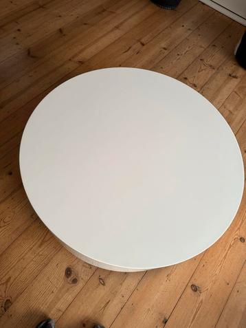 Ronde Salontafel hoogglans - 110cm Diameter, 42cm Hoog beschikbaar voor biedingen