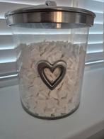 Riviera Maison Heart  Metal Sorage Jar / voorraad pot, Ophalen, Zo goed als nieuw, Pot, Bus of Blik