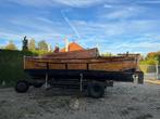Volvo Antieke houten Sloep - Zeilboot Volvo 2 cilinder Diese, Watersport en Boten, 6 meter of meer, Diesel, Gebruikt, Ophalen of Verzenden