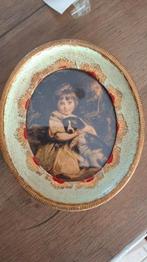 Florentijns houten lijstje schilderijtje Italië, Antiek en Kunst, Ophalen of Verzenden
