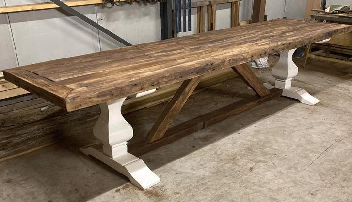 Unieke Tafel, Huis en Inrichting, Tafels | Eettafels, Nieuw, 50 tot 100 cm, 200 cm of meer, Vijf personen of meer, Rechthoekig