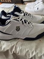 K-Swiss Sneakers Wit/Blauw - Maat 50 - Zo Goed Als Nieuw, Wit, K-Swiss, Ophalen of Verzenden, Sneakers of Gympen