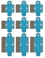 Bouwplaten voor KLM containers, schaal N, Hobby en Vrije tijd, Modeltreinen | N-Spoor, Ophalen, Gelijkstroom, Trix, Nieuw