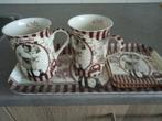 Mokkenset voor chocola, Huis en Inrichting, Keuken | Servies, Ophalen of Verzenden, Nieuw, Overige stijlen, Kop(pen) en/of Schotel(s)