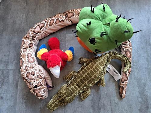 Gratis af te halen Jungle thema knuffels, Kinderen en Baby's, Speelgoed | Knuffels en Pluche, Zo goed als nieuw, Overige typen