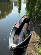 Elektrische stalen sloep / Electric steel canal boat, Watersport en Boten, Ophalen, Gebruikt, Elektrisch, Tot 10 pk