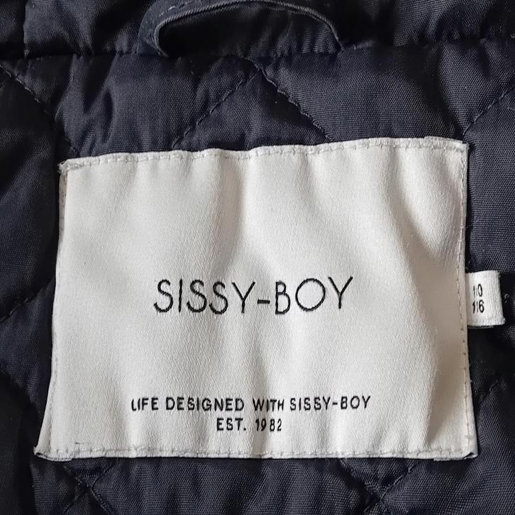 Sissy-Boy Winterjas 110/116 Zwart, Kinderen en Baby's, Kinderkleding | Maat 116, Ophalen of Verzenden