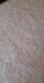 Grote lap pluizig witte stof 12,4 meter, Ophalen, Overige materialen, 120 cm of meer, Wit