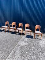 5 x vintage stoel eetkamerstoelen design, Ophalen, Gebruikt, Xu, Vijf, Zes of meer stoelen