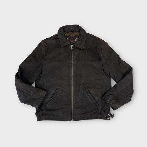 Tom Collins heren jas maat L (100% leer), Kleding | Heren, Jassen | Zomer, Gedragen, Maat 52/54 (L), Bruin, Ophalen of Verzenden