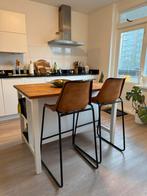 IKEA TORNVIKKEN keukeneiland + 2 barkrukken, Ophalen, Gebruikt