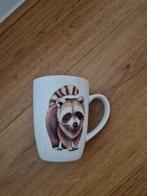 Wasbeer mok (racoon), Verzamelen, Ophalen of Verzenden, Zo goed als nieuw, Dier